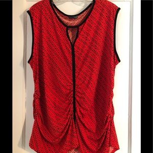 Key-hole sleeveless top-Vince Camuto